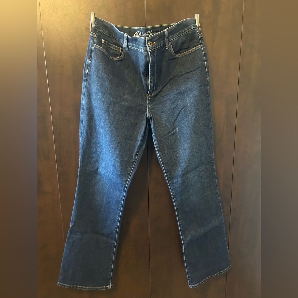 Eddie Bauer boot cut high rise jeans size 14